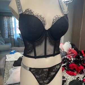 Corset with pantie set
